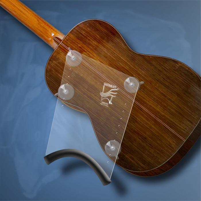 GUITARLIFT Medium Crystal Clear ギターリフト ギターリフト・クリスタルクリア（ミディアム/スモール） - ミューズ音楽館